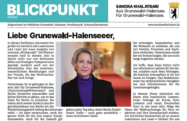 Blickpunkt - Dezember 2023
